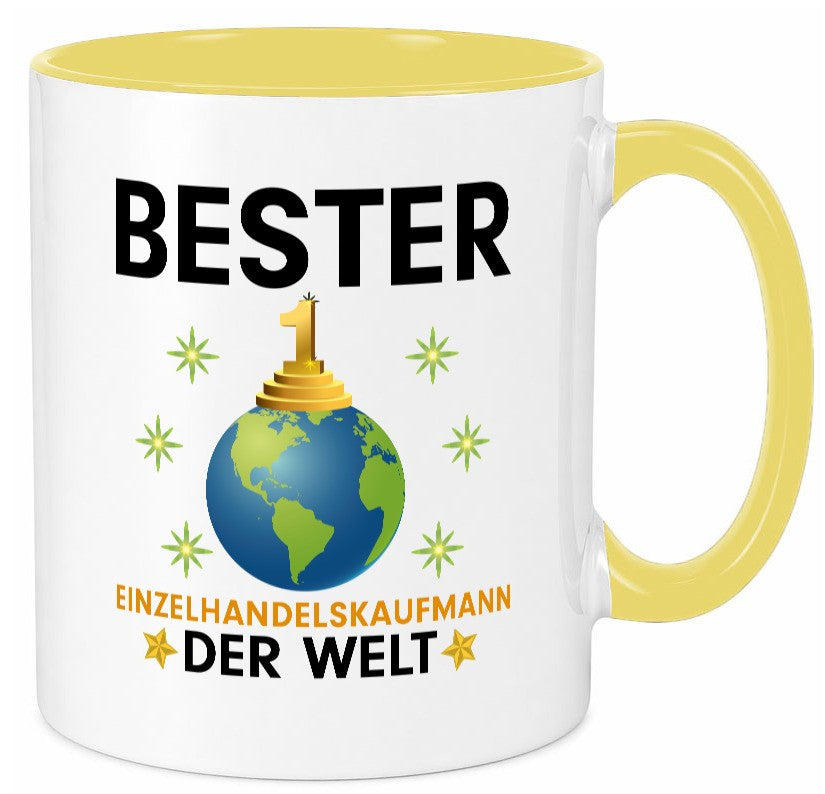 Welt Bester Einzelhandelskaufmann | Einzelhandel Humor Geschenkidee Tasse