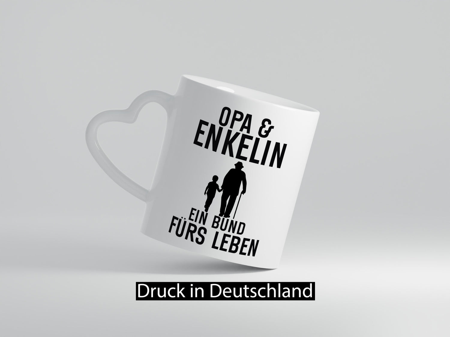 Bund fürs Leben | Opa Enkelin Großvater Zwei Fäuste Geschenk Familie