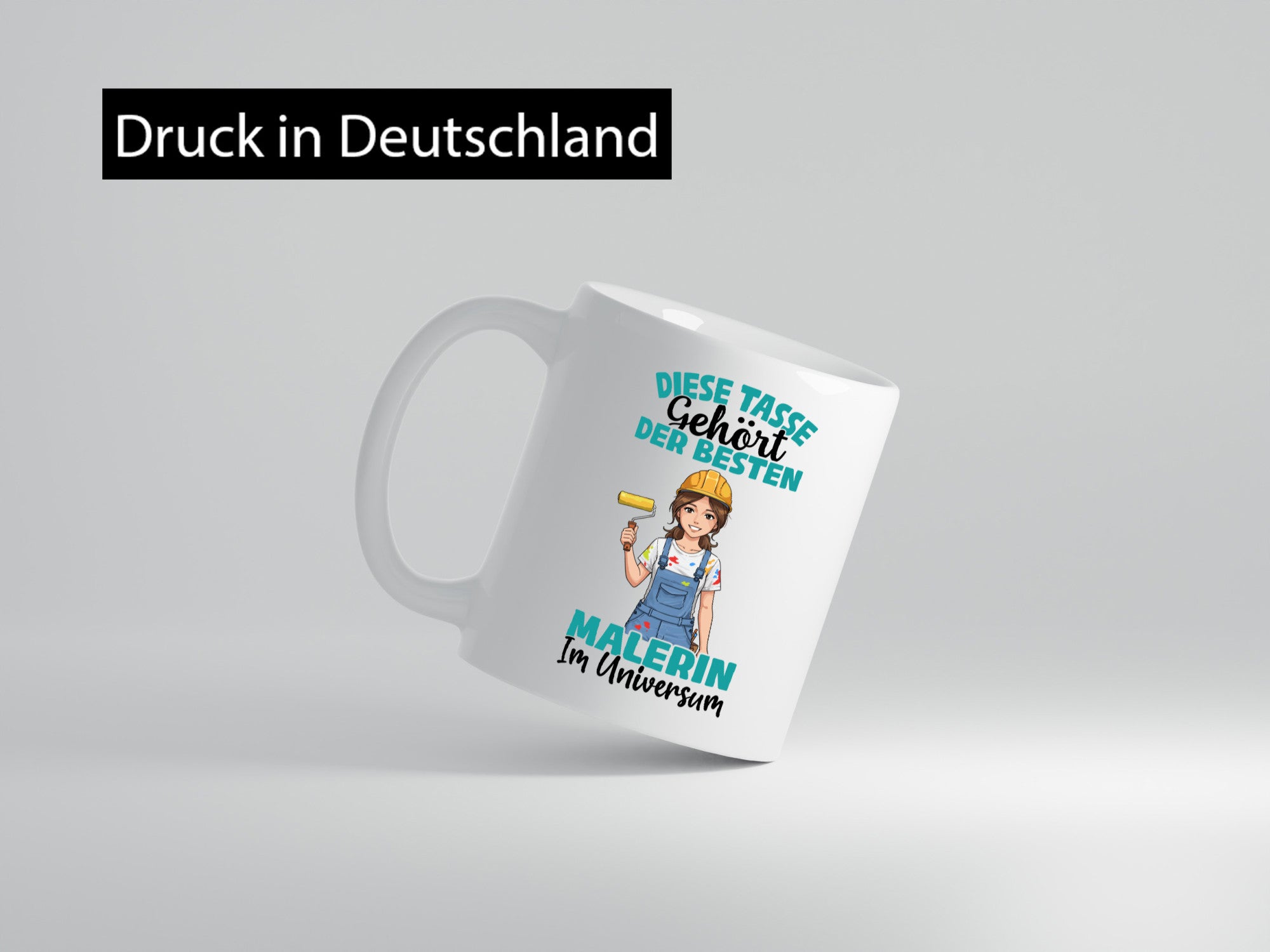 Im Universum: Malerin | Malerinnen Geschenkidee Humor Tasse