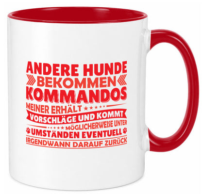 Hunde Training | Hundebesitzer Tasse Hundekommando vl5 lustig Tierliebhaber