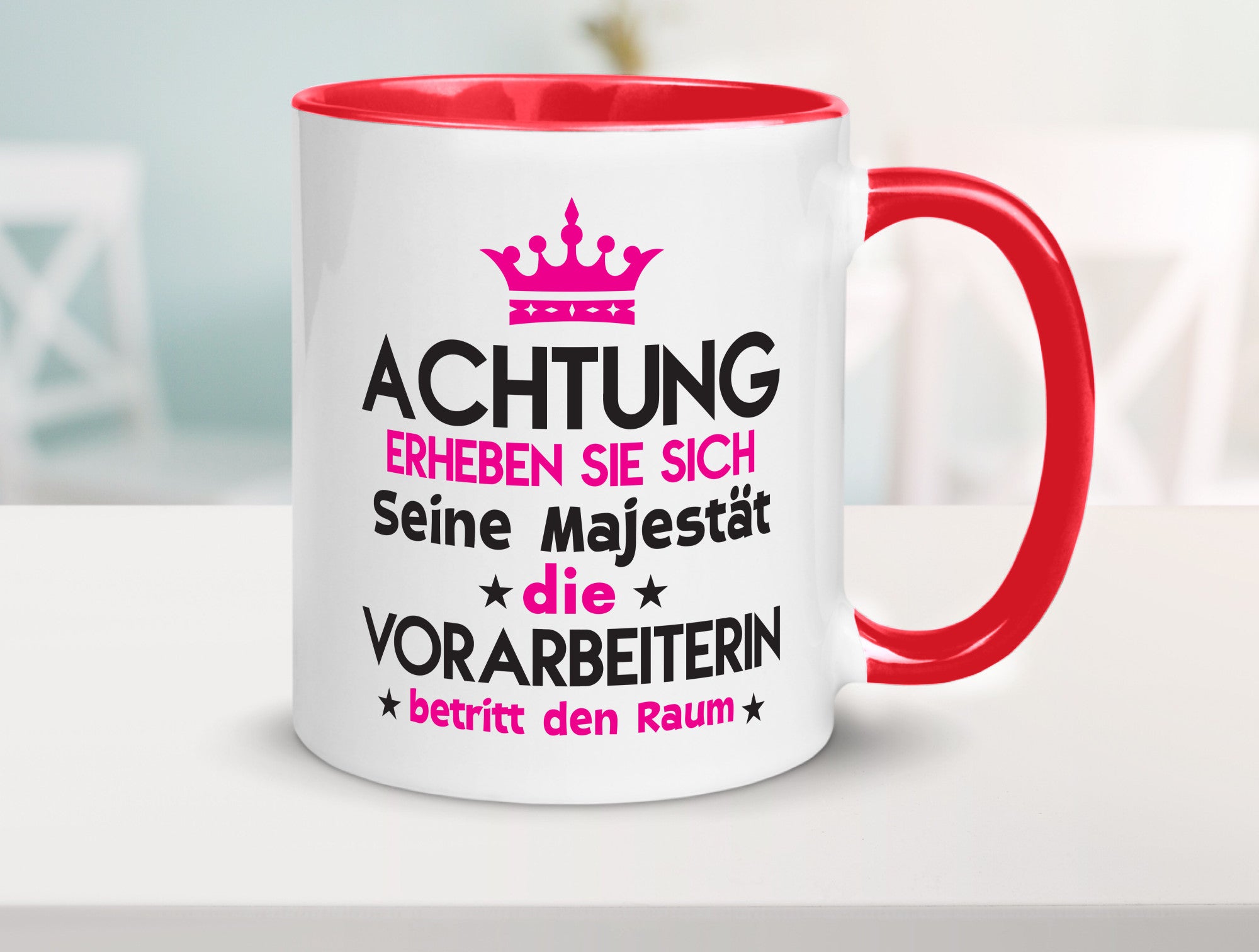 Seine Majestät Vorarbeiterin | Kollegin Teamleiter lustig Arbeit Kollegen Büro