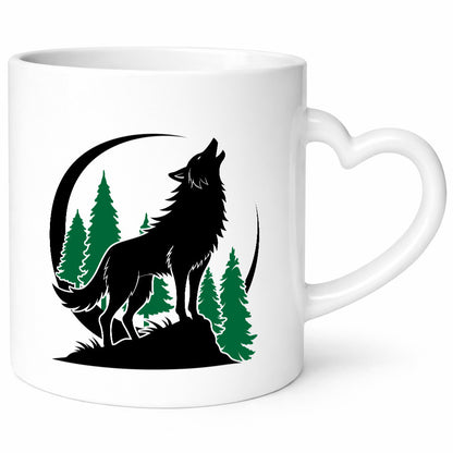 Wolf | Wald Schreiender lustig Humor Geschenkidee Geschenk Tasse
