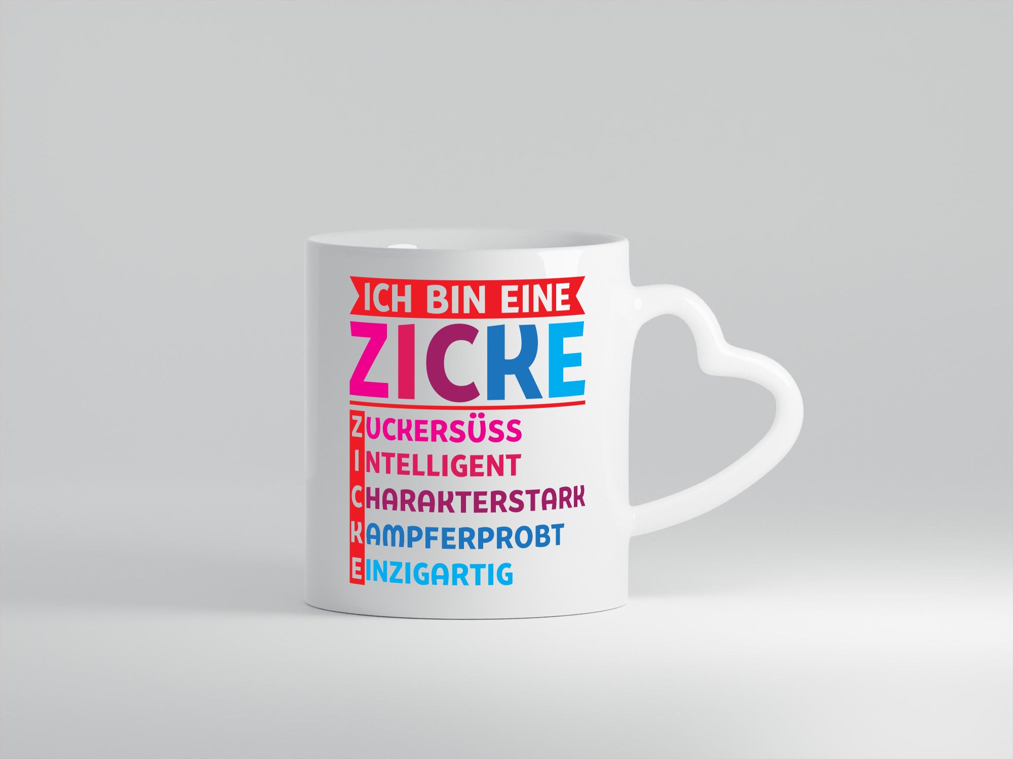 Ich bin eine Zicke | Definition süßes Mädchen v2 Geschenkidee Humor Tasse