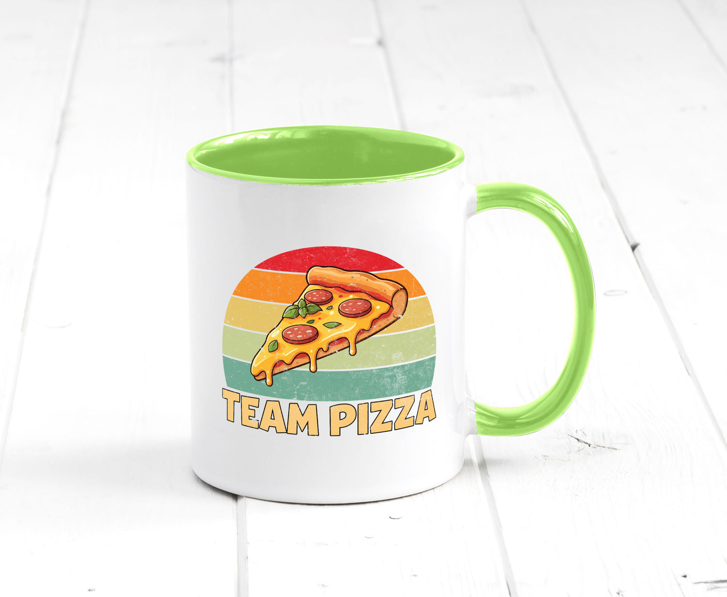 Team Pizza | Pizzaliebhaber Lover v2 Geschenkidee Humor Tasse