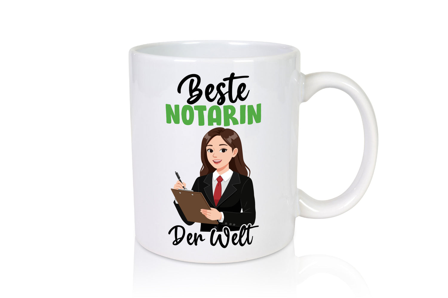 Beste Notarin | Juristin v2 lustig Humor Geschenkidee Geschenk Tasse