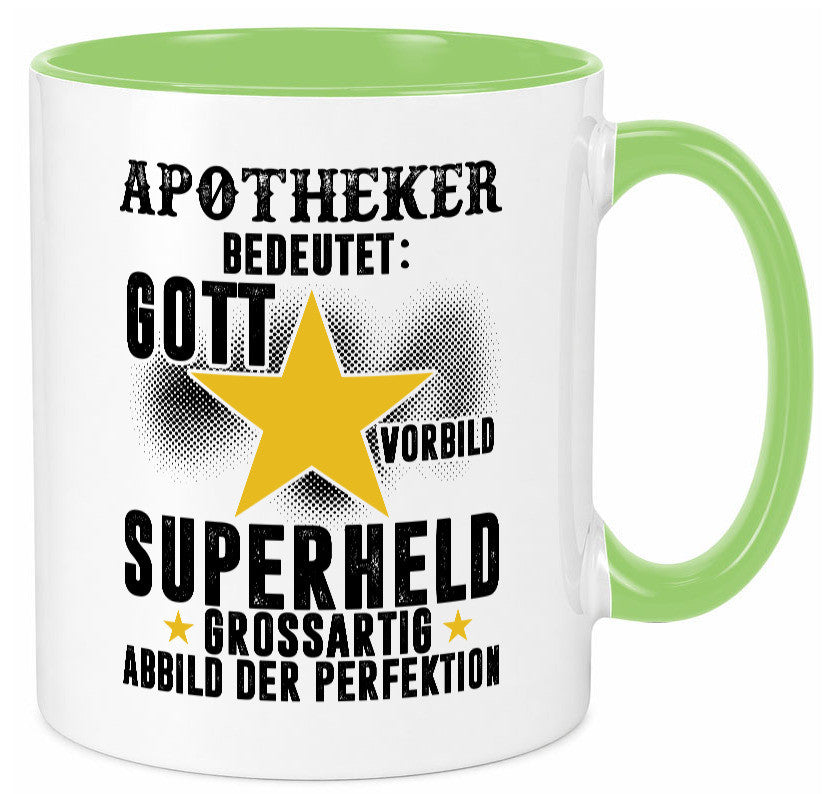 Bedeutung von Apotheker | Apotheke Pharmazie Humor Geschenkidee Tasse