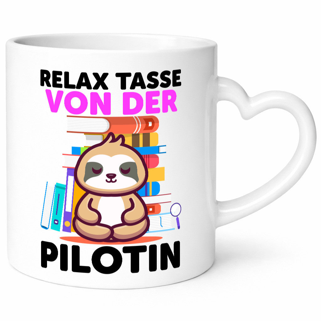 Relax Tasse: Pilotin | Definition Piloten lustiger Spruch Geschenk Humor