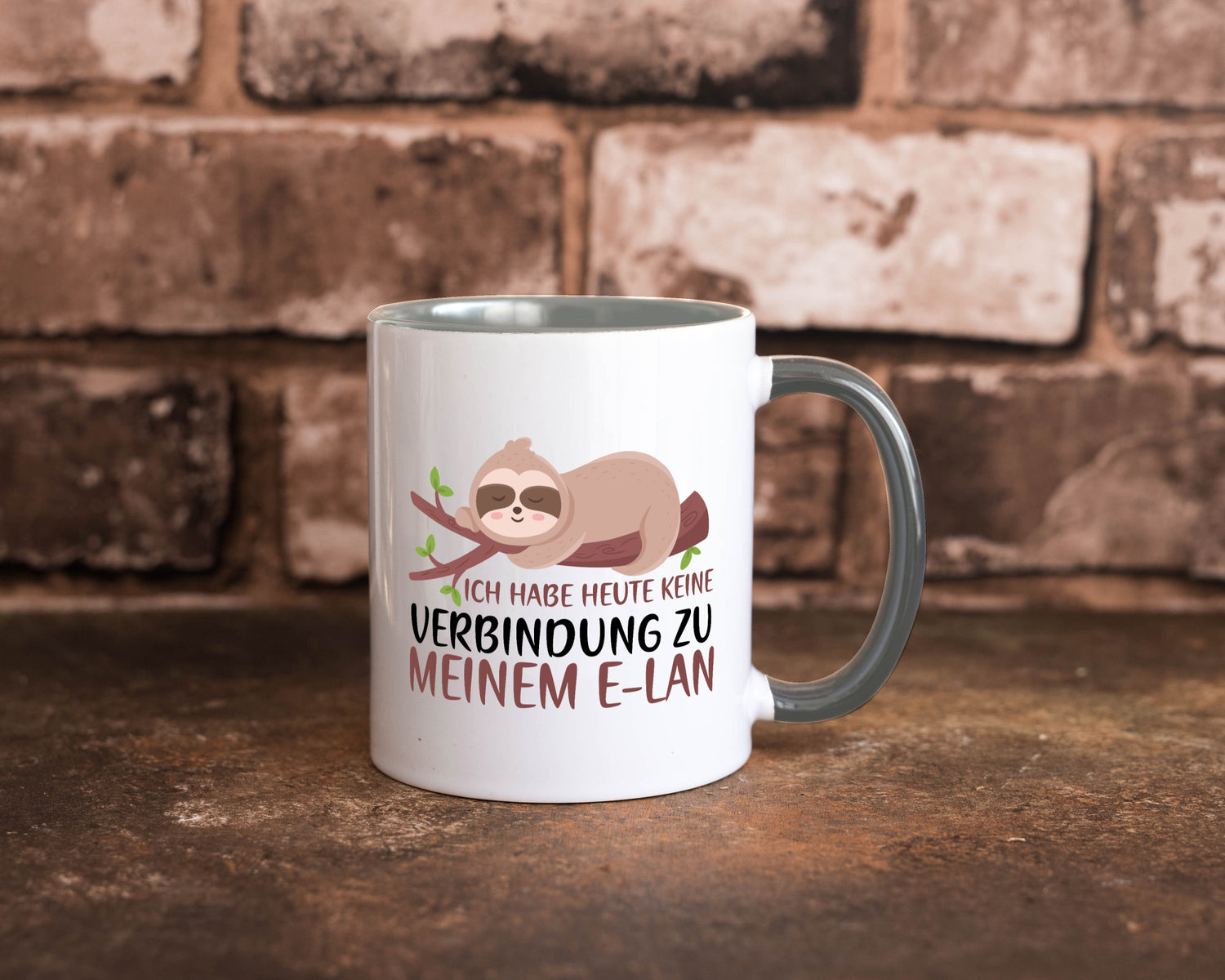 Verbindung zum Elan | WLAN Faultier Faulpelz Laufband Humor Tierliebhaber