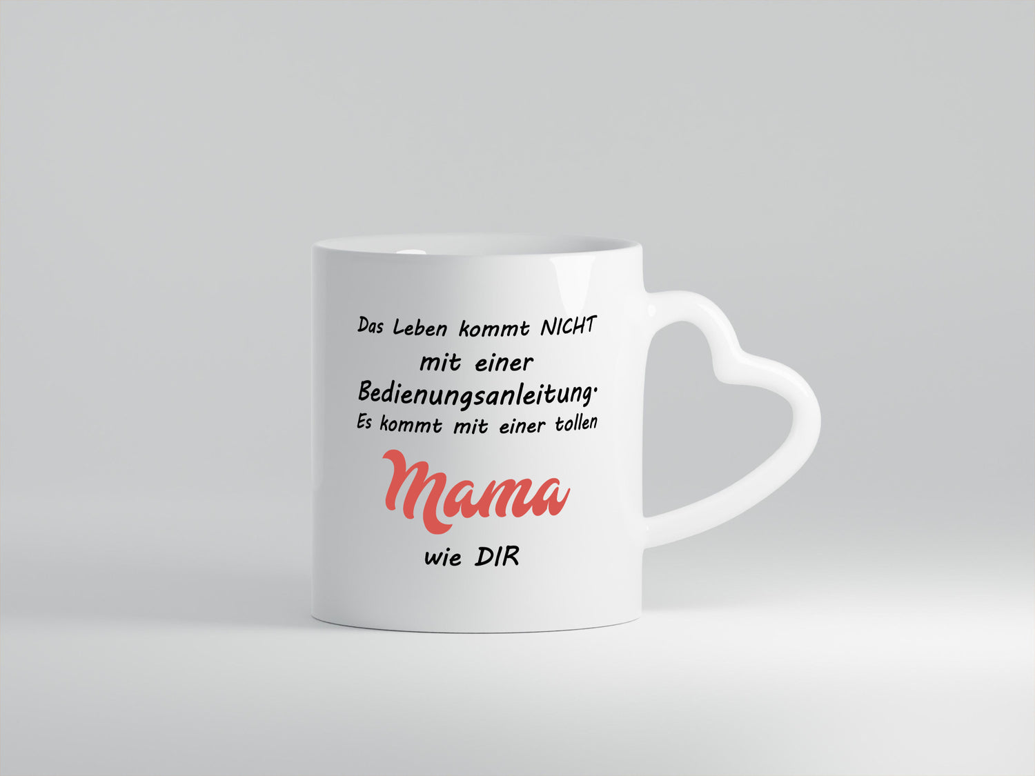 Das leben kommt nicht | Beste Mama Bedinungsanleitung Geschenk Familie