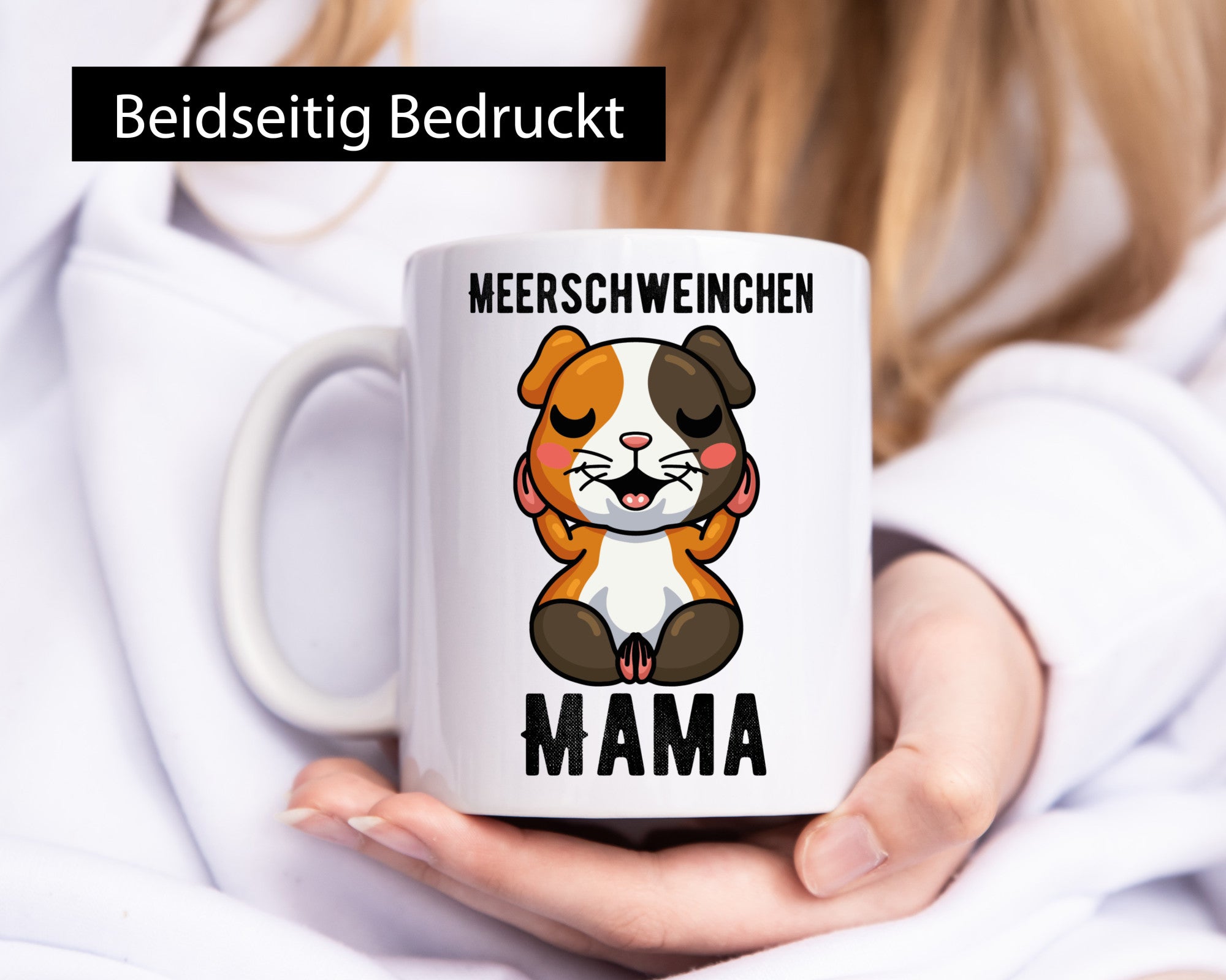 Meerschweinchen Mama Geschenkidee Familie Humor Tasse