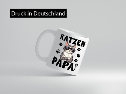 Katzen Papa | Katzenliebhaber Katze lustig Tierliebhaber Humor Geschenk Tasse