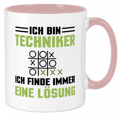 Ich bin Techniker finde immer eine Lösung | lustiger Spruch Geschenk Humor