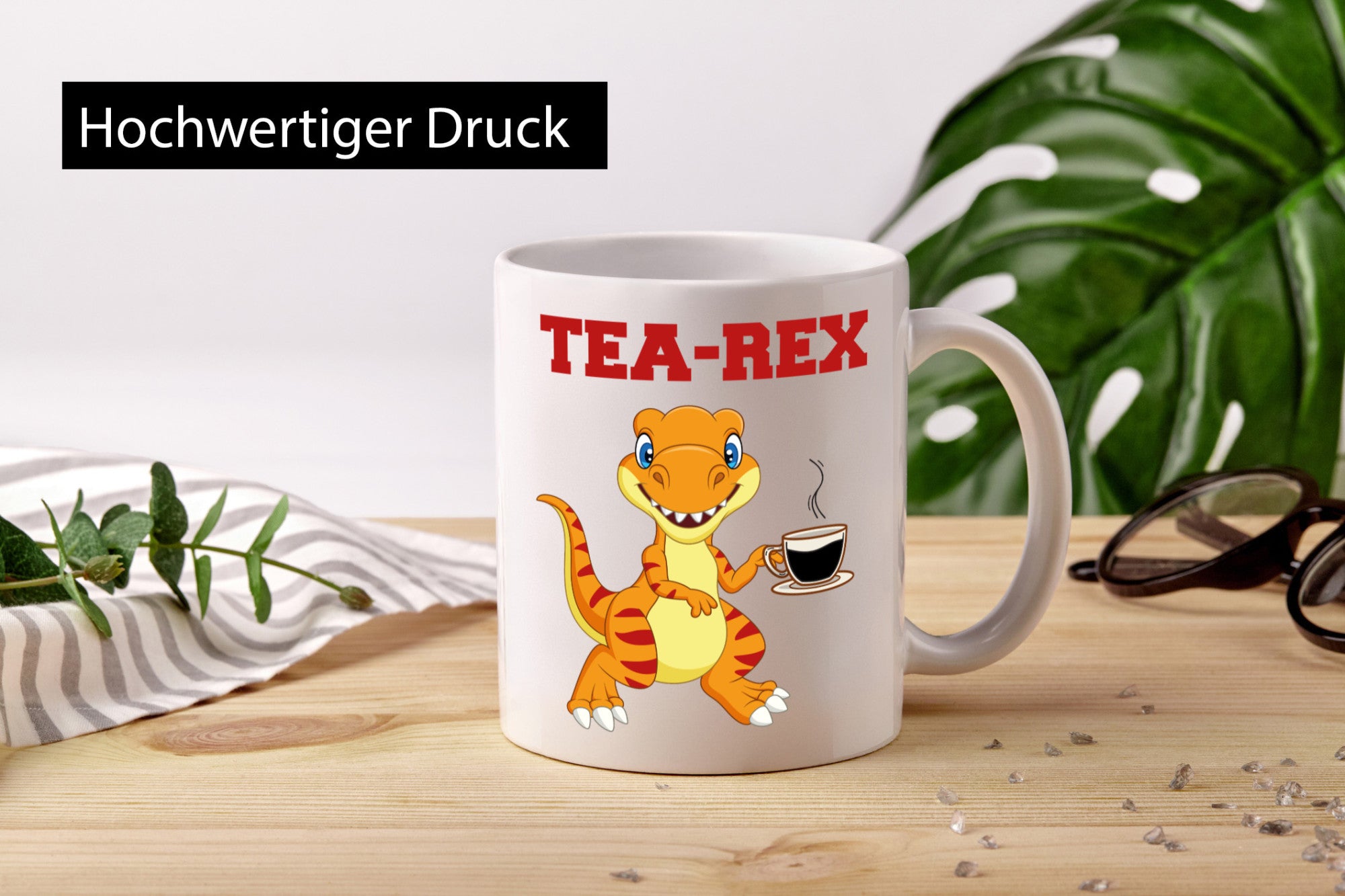 Tea-Rex Kinder Lustig Humor Geschenkidee Tasse