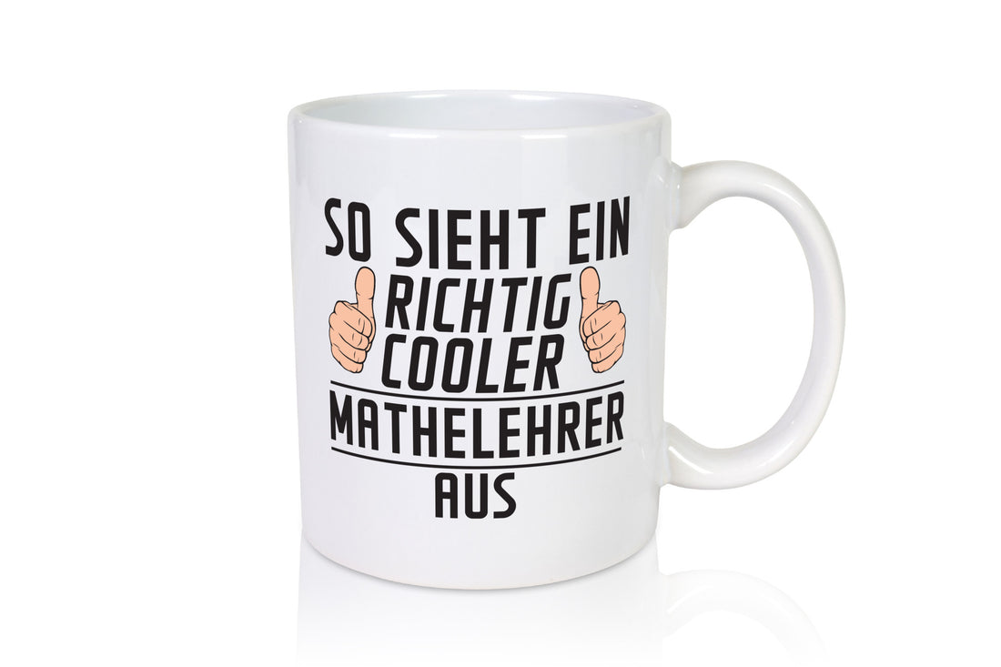 Richtig Cooler Mathelehrer | Lehrer Mathe lustig Humor Geschenkidee Geschenk