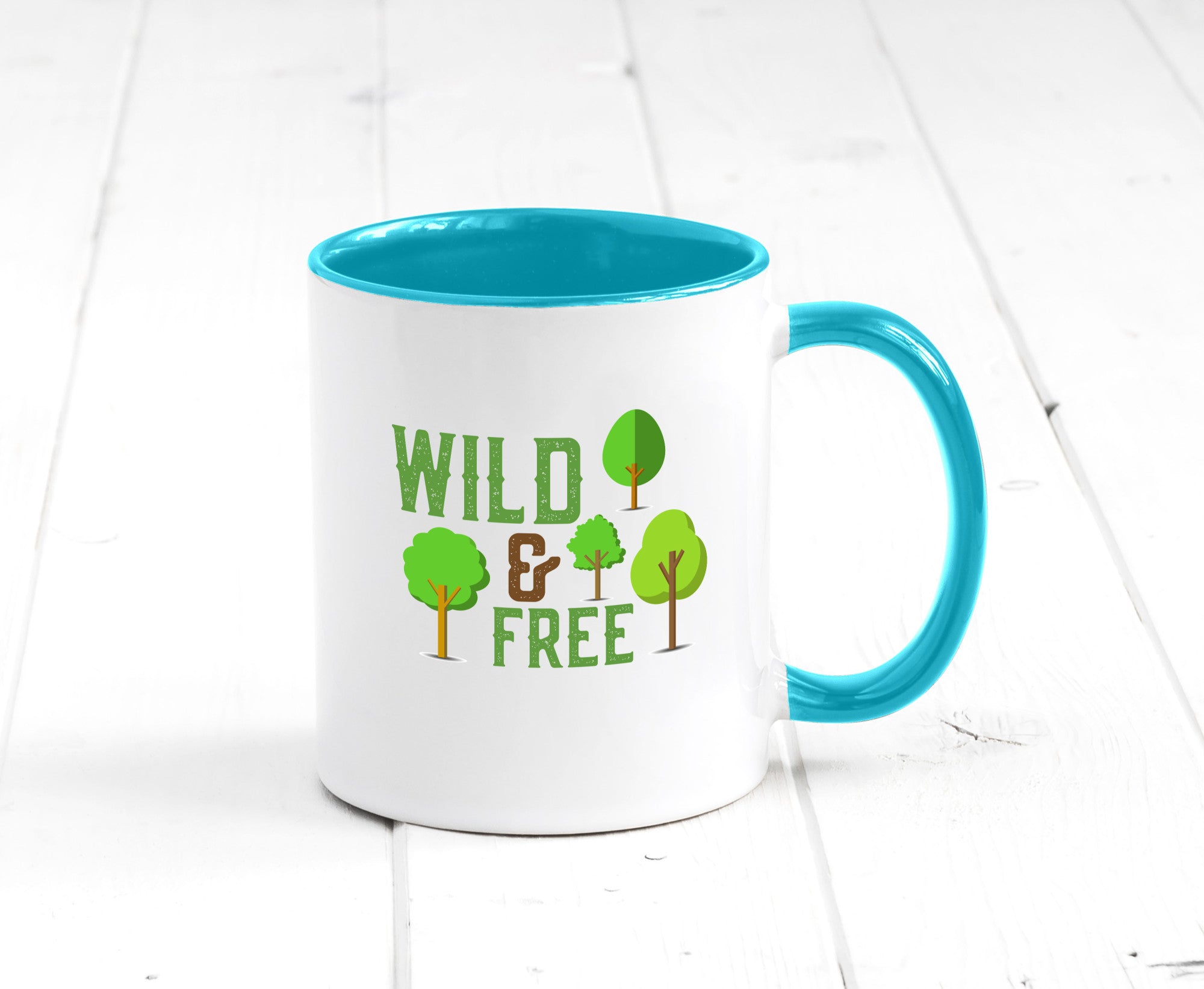 Wild and free | Freiheit Camper Hobbycamper Geschenkidee Humor Tasse