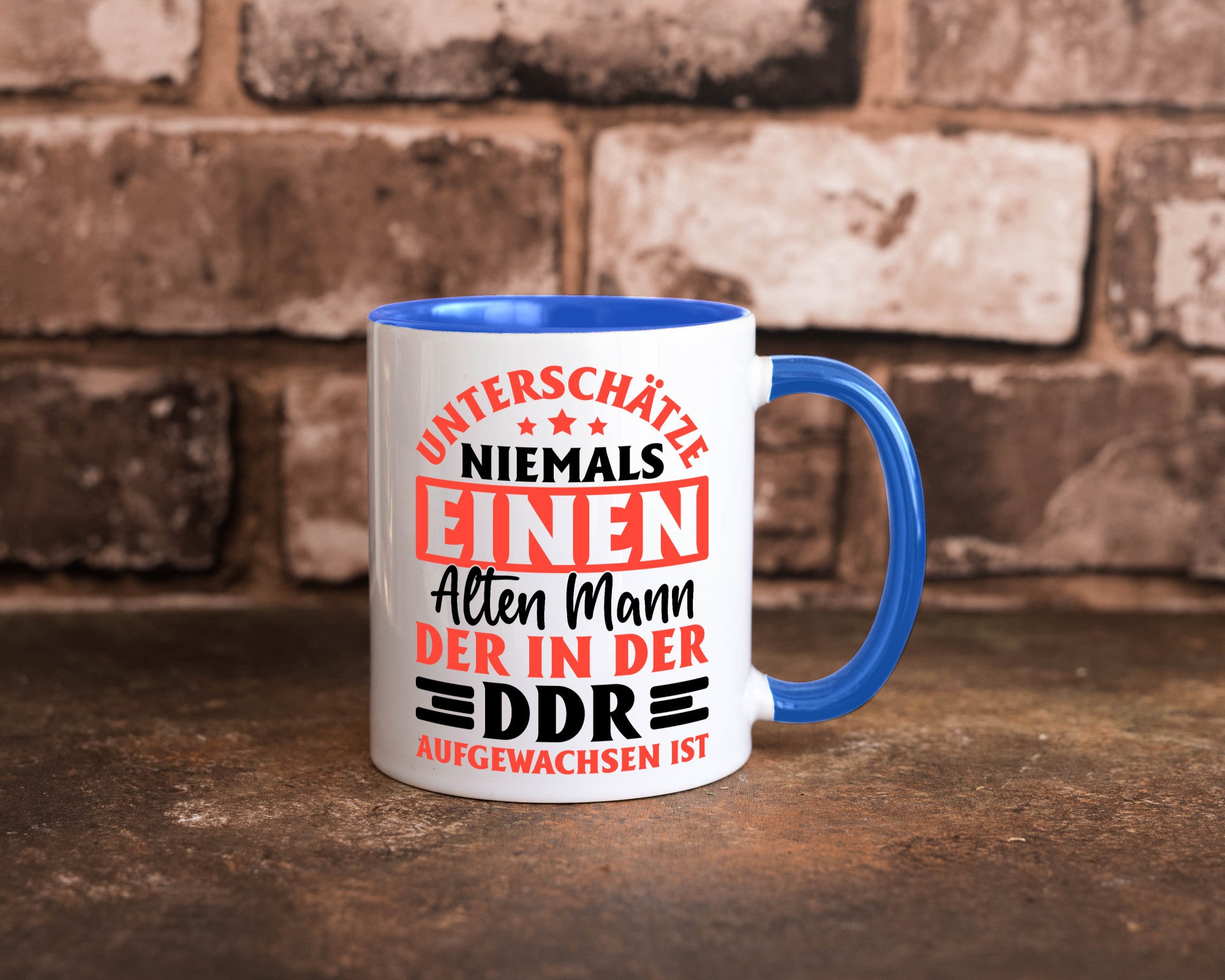 DDR Männer | Ostdeutschland Opa Ossi Vatertag vl9 lustiger Spruch Geschenk