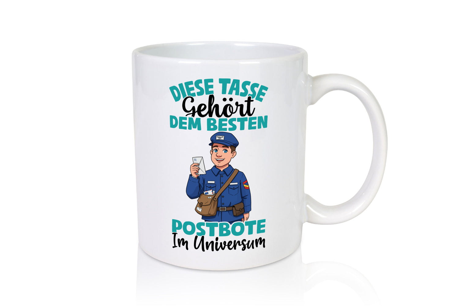 Im Universum: Postbote | Beruf Post Briefträger Humor Arbeit Kollegen Büro