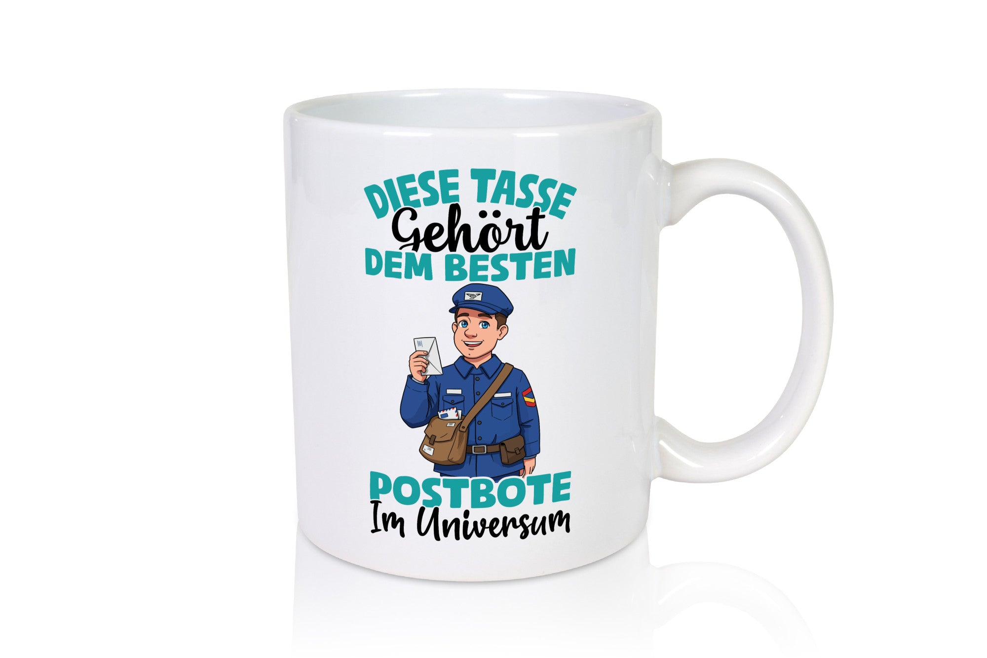 Im Universum: Postbote | Beruf Post Briefträger Humor Arbeit Kollegen Büro