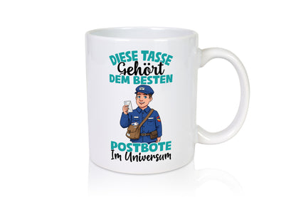 Im Universum: Postbote | Beruf Post Briefträger Humor Arbeit Kollegen Büro