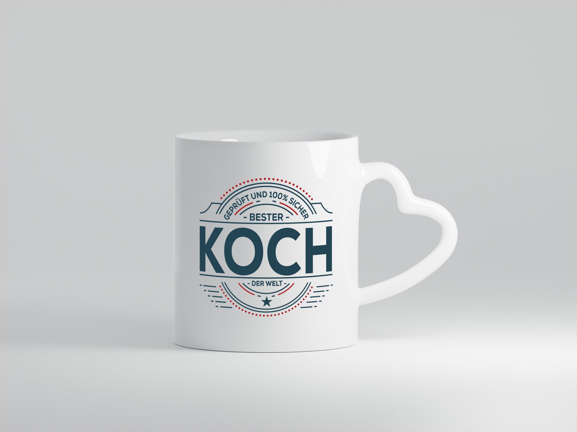 Geprüft und sicher: Koch | Chefkoch Geschenkidee Arbeit Kollegen Büro Humor