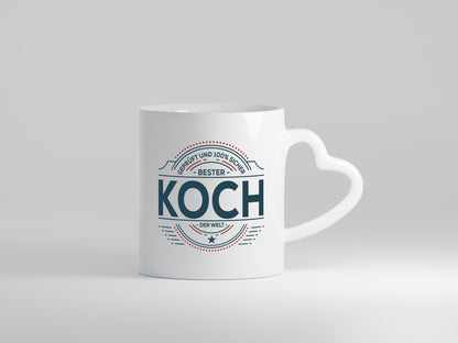Geprüft und sicher: Koch | Chefkoch Geschenkidee Arbeit Kollegen Büro Humor
