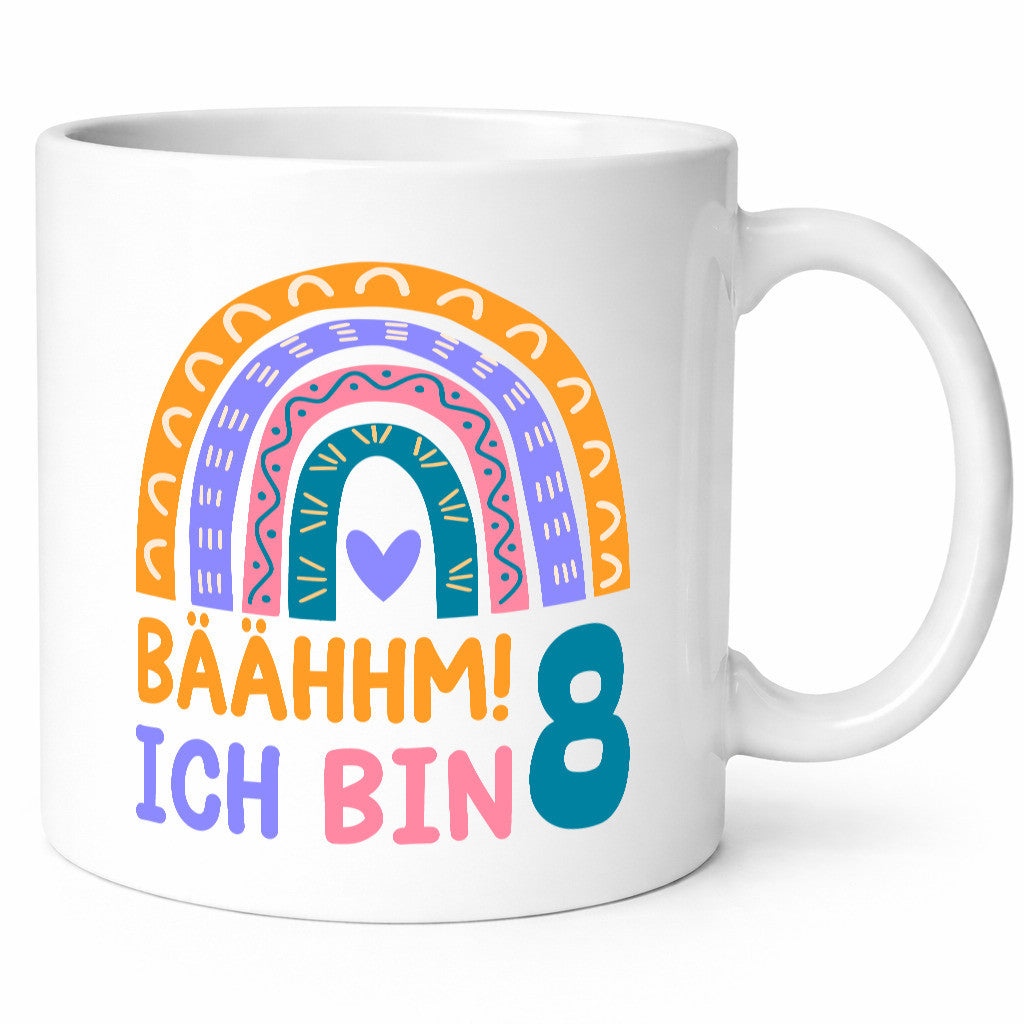 8. Geburtstag | 8 Jahre Regenbogen Bääm Mädchen Geschenk Geschenkidee lustiger