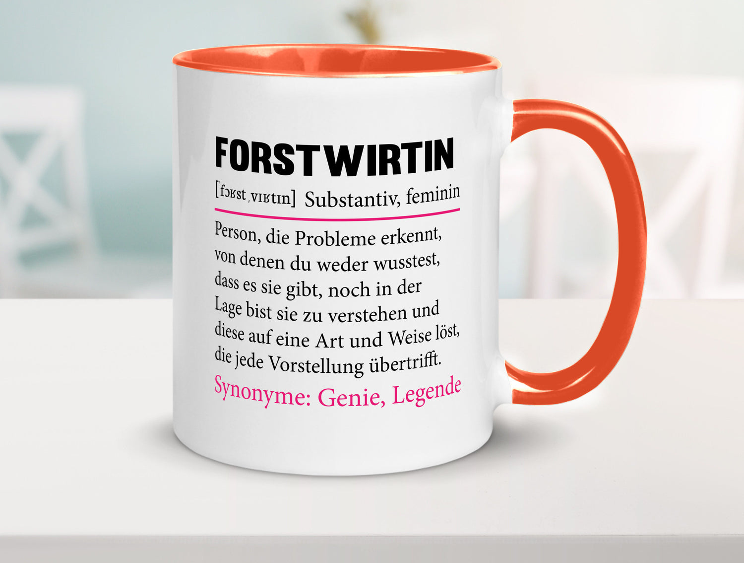 Forstwirtin | Beruf Spruch Forst Wirtin Humor Arbeit Kollegen Büro Geschenkidee