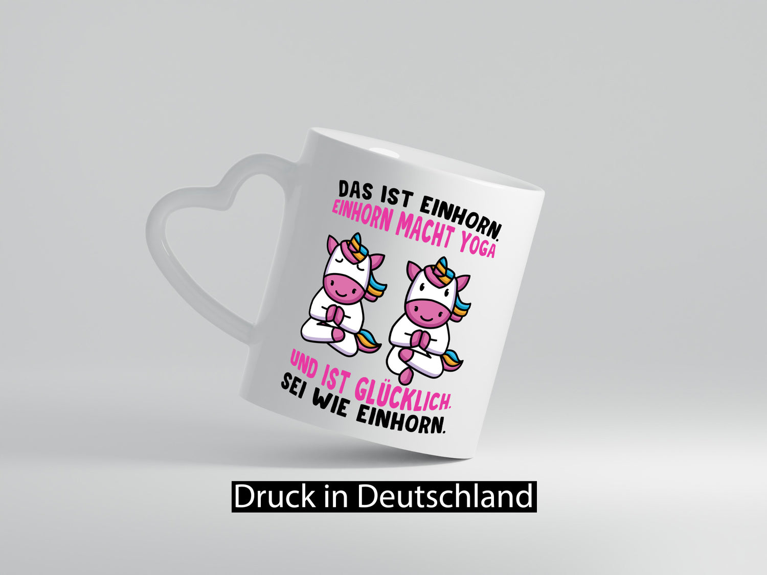 Einhorn Yoga | Yogalehrer Tasse Guru Entspannung Humor Geschenkidee