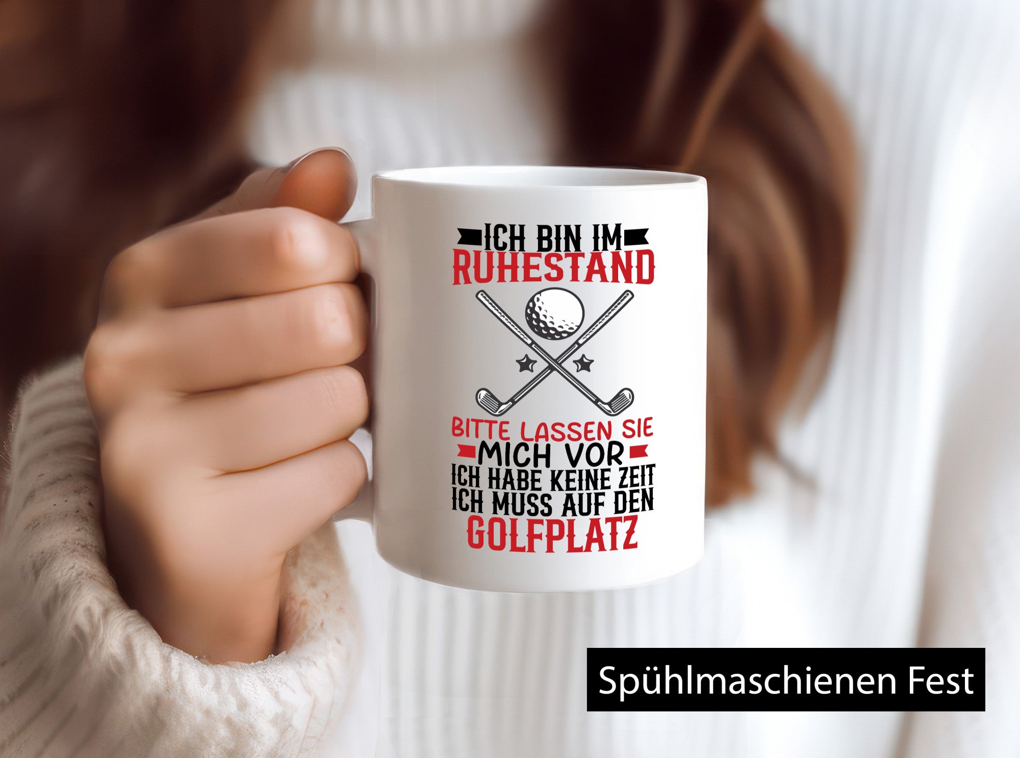 Rentner | Golf spielen Golfplatz Ruhestand genießen lustig Jubiläum Geschenk