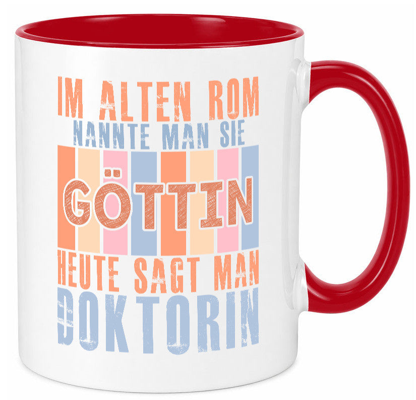 Heute sagt man: Doktorin | Doktorand Doktortitel Geschenk Humor Geschenkidee