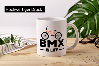 BMX Tasse | is Life Fahrrad Rennrad Fahrer Geschenkidee Humor
