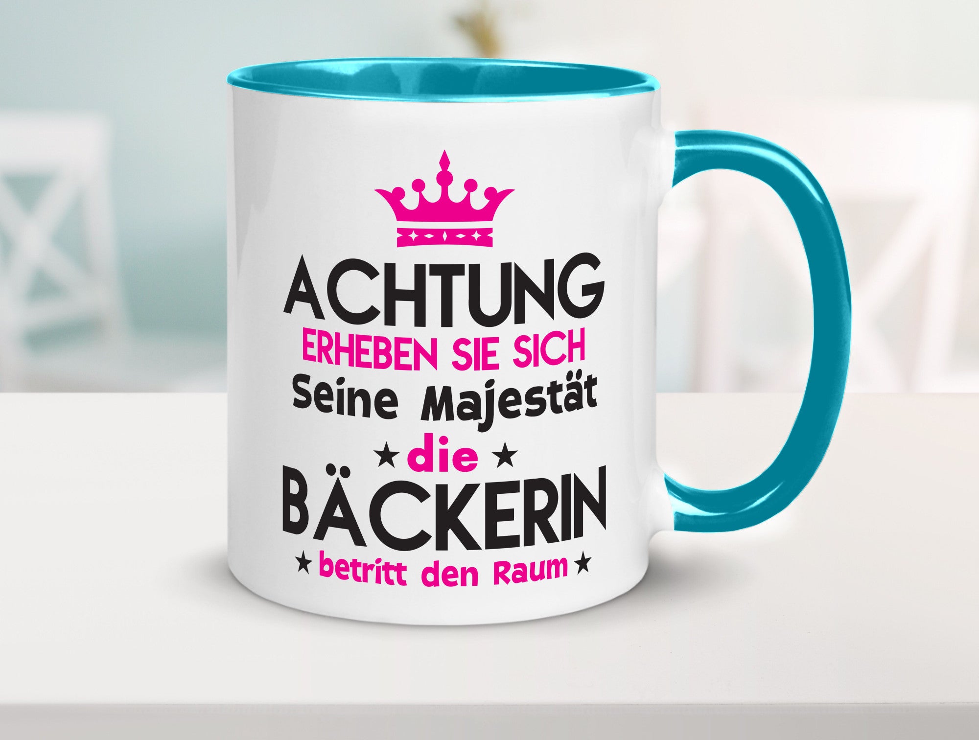 Seine Majestät Bäckerin | Bäckerei Frauen Backen Humor Geschenkidee Tasse