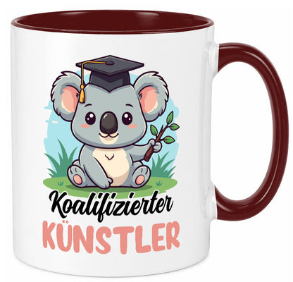 Koalifizierter Künstler | Kunst Humor Geschenkidee Tasse