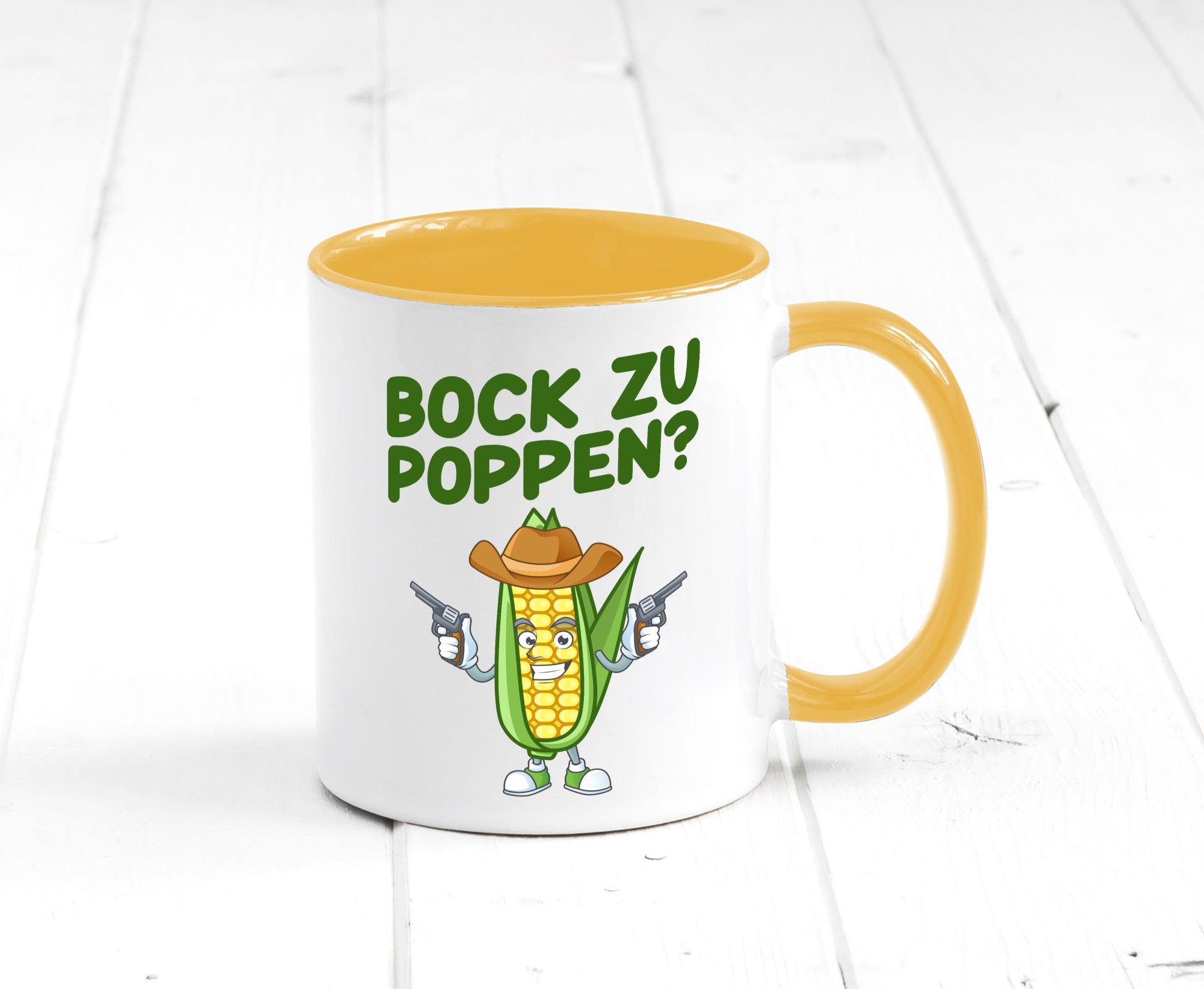 Bock auf Poppen | Mais Lustig Geschenk Humor Geschenkidee lustiger Spruch Tasse