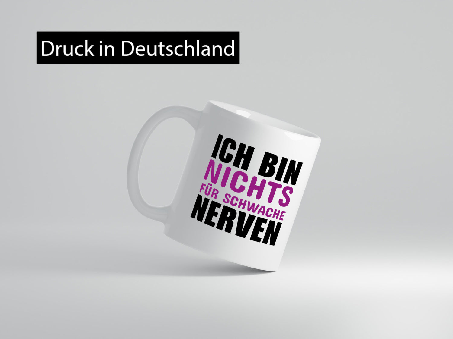 Schwache nerven lustiger Spruch Geschenk Humor Geschenkidee Tasse
