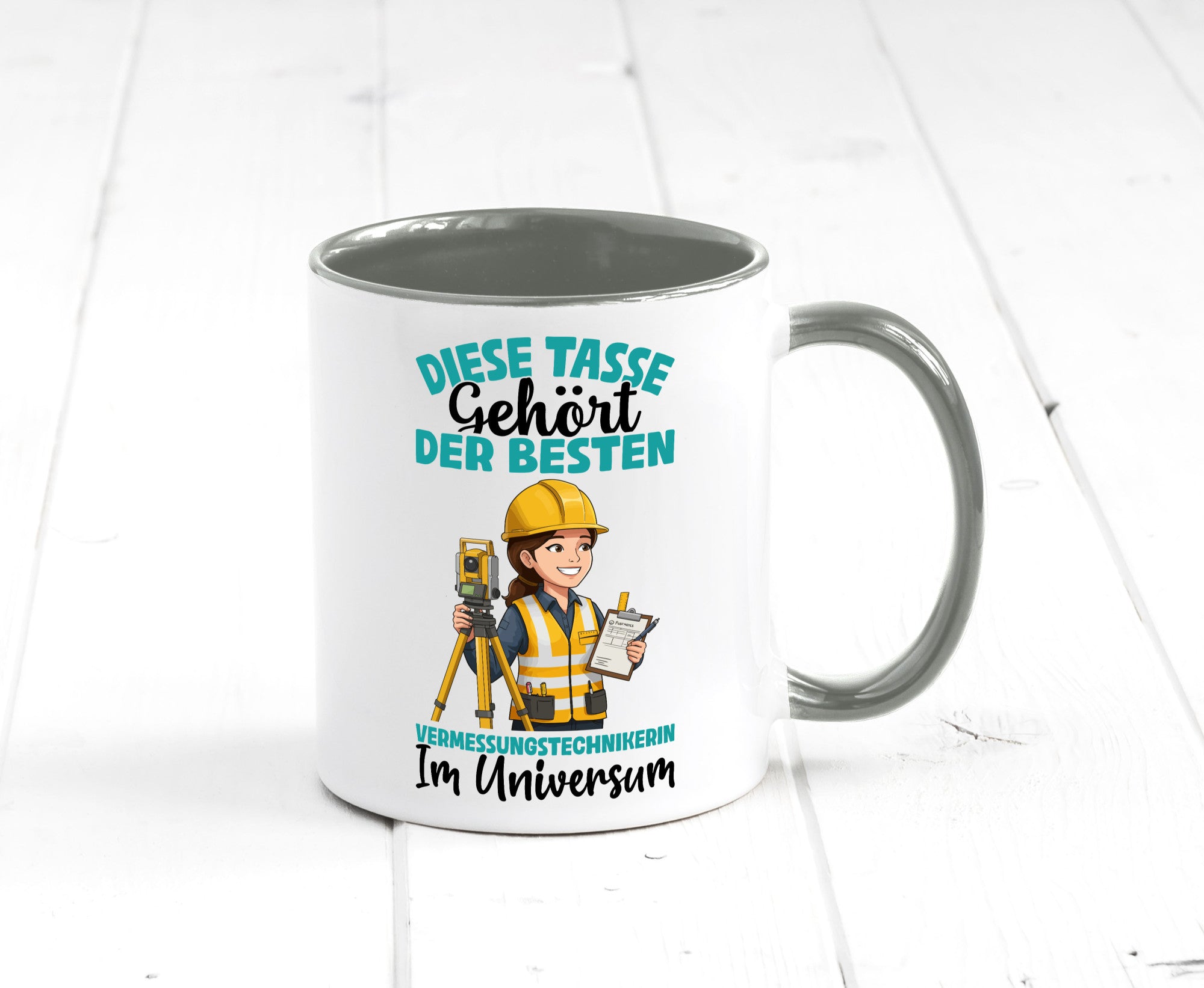 Im Universum: Vermessungstechnikerin | Techniker lustiger Spruch Geschenk Humor