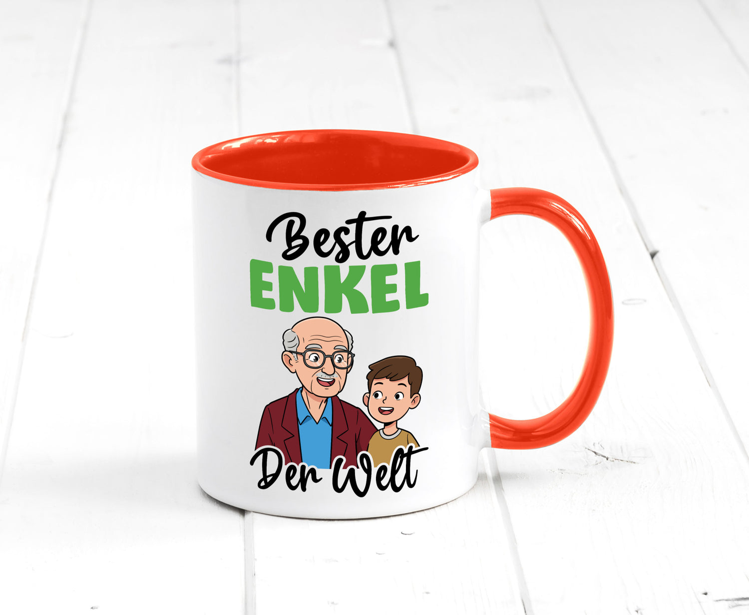 Bester Enkel | Großmutter Großvater Oma Opa lustiger Spruch Geschenk Familie