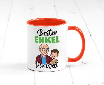 Bester Enkel | Großmutter Großvater Oma Opa lustiger Spruch Geschenk Familie