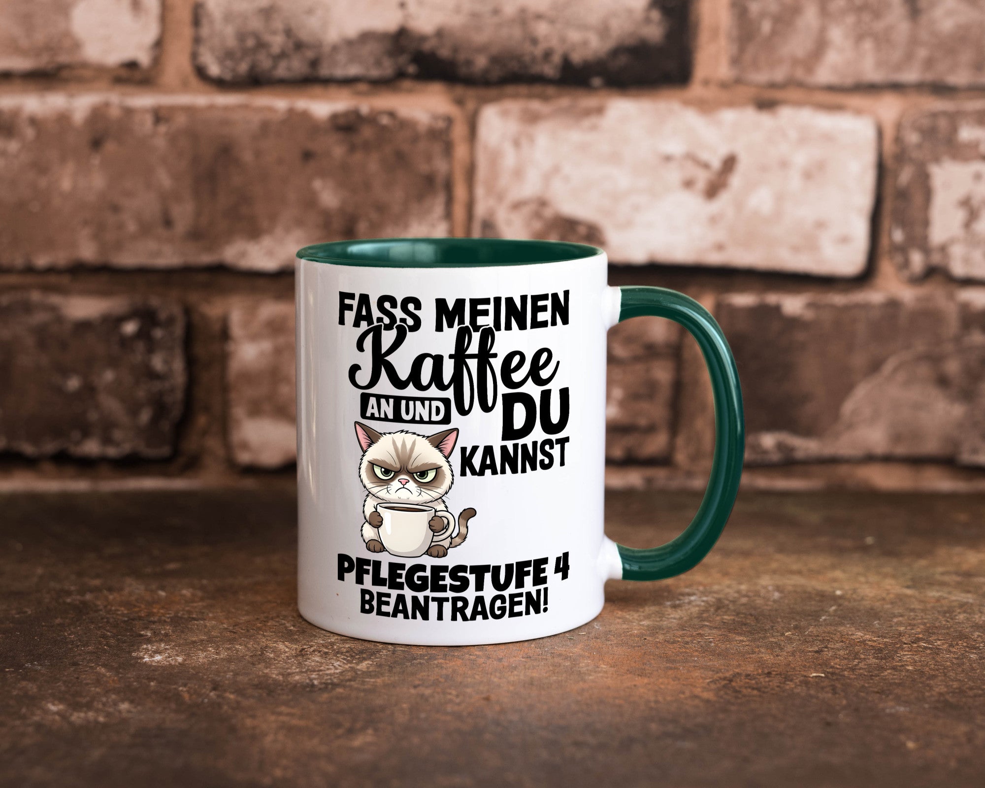 Fass meinen Kaffee an | Pflegestufe 4 Krankenschwester v3 Geschenkidee Humor