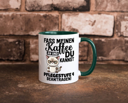 Fass meinen Kaffee an | Pflegestufe 4 Krankenschwester v3 Geschenkidee Humor