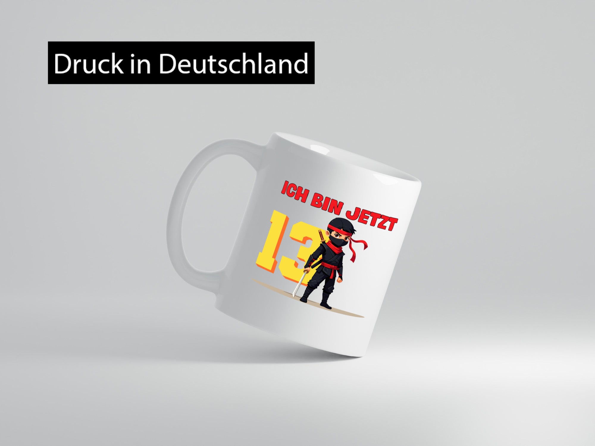 13. Geburtstag | 13 Jahre Ninja Kinder lustig Geschenkidee Geschenk Tasse