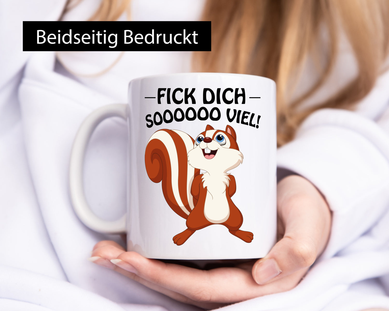 Fick dich so viel Geschenk Humor Geschenkidee lustiger Spruch Tasse