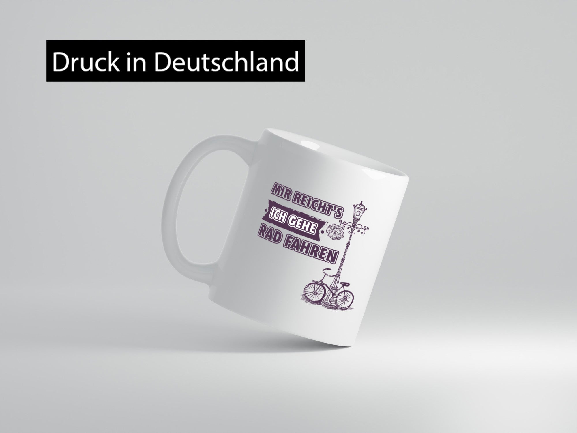 Mir reicht ich geh Rad fahren lustiger Spruch Geschenk Humor Geschenkidee Tasse