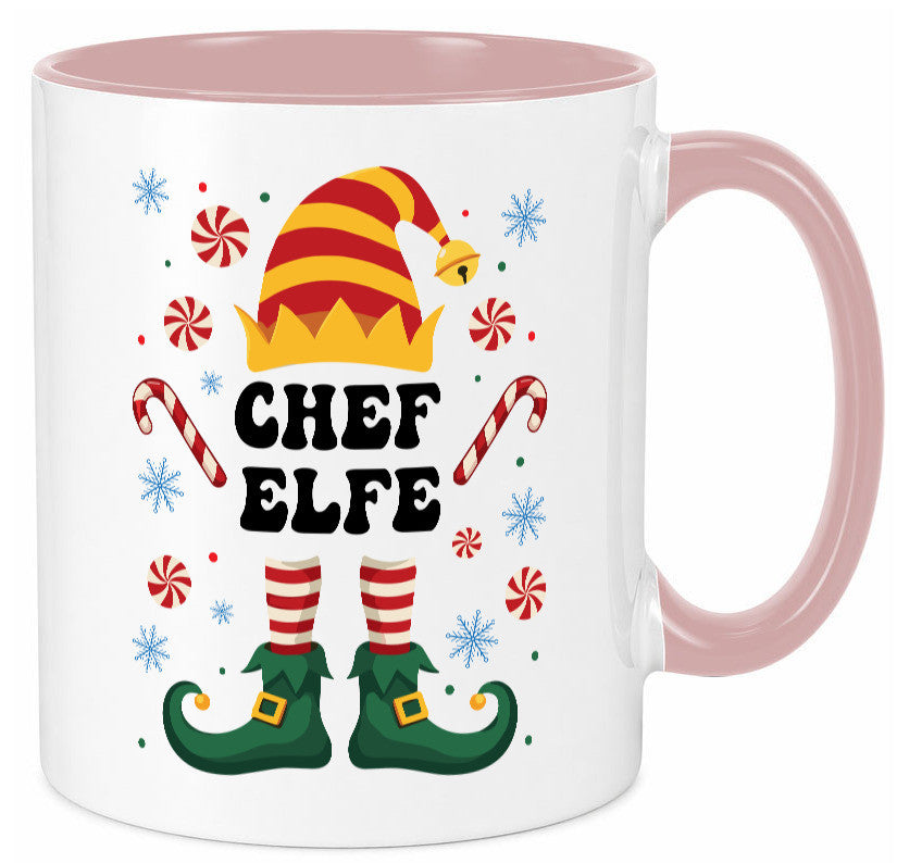 Chef Elfe | Weihnachten Weihnachts v2 lustiger Spruch Geschenk Arbeit Kollegen Tasse
