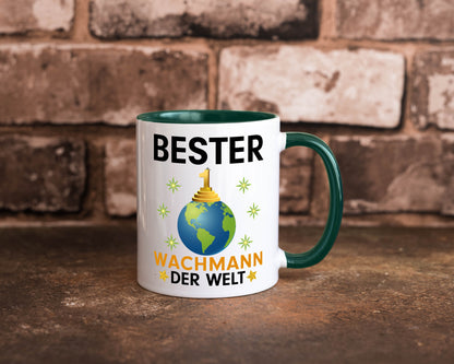 Welt Bester Wachmann | Wachpersonal Nachtwächter Humor Geschenkidee Tasse