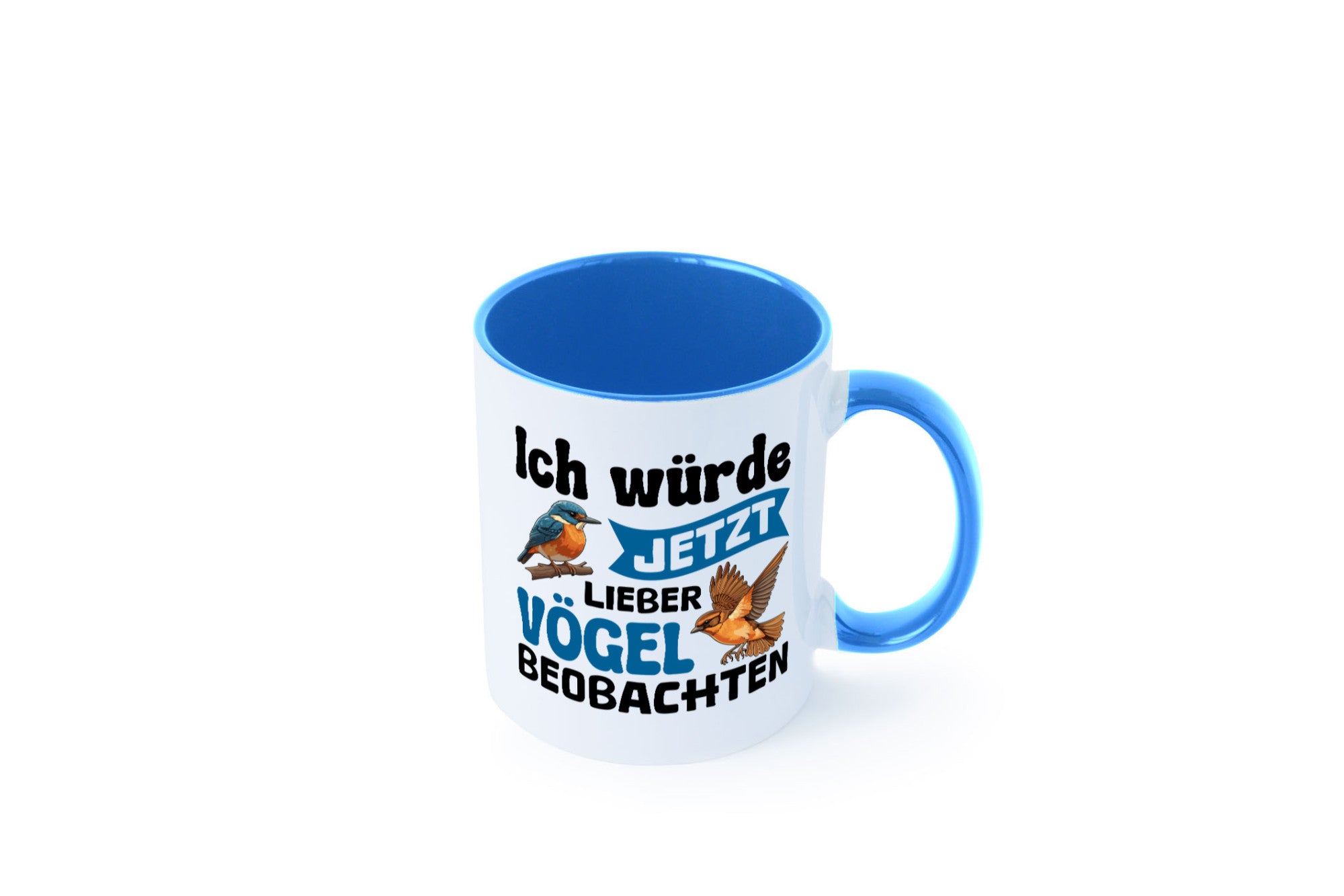 Vögel beobachten | Vogel lustig Humor Geschenkidee Geschenk Tasse