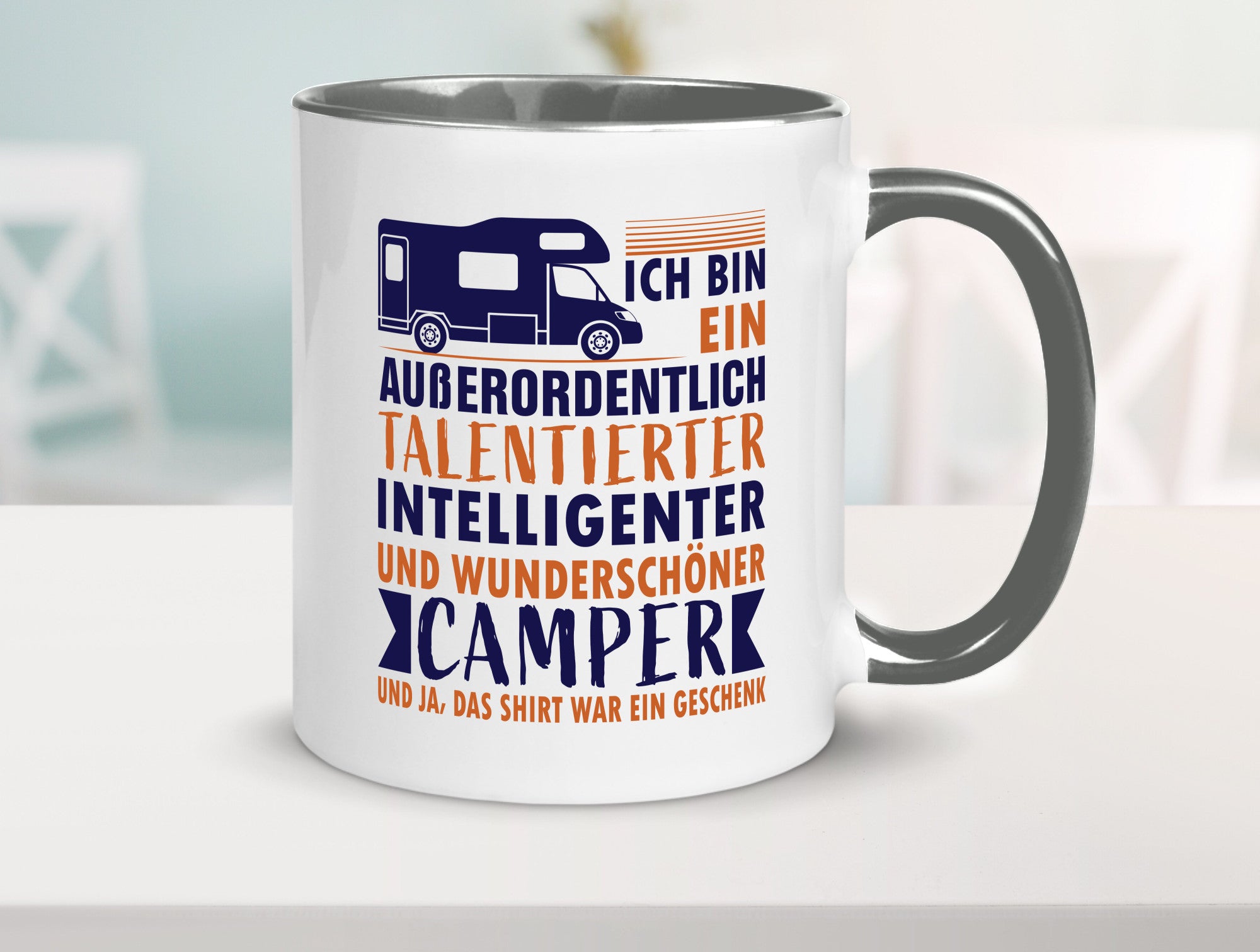 Talentierter | Intelligenter Wunderschöner Camper lustiger Spruch Geschenk
