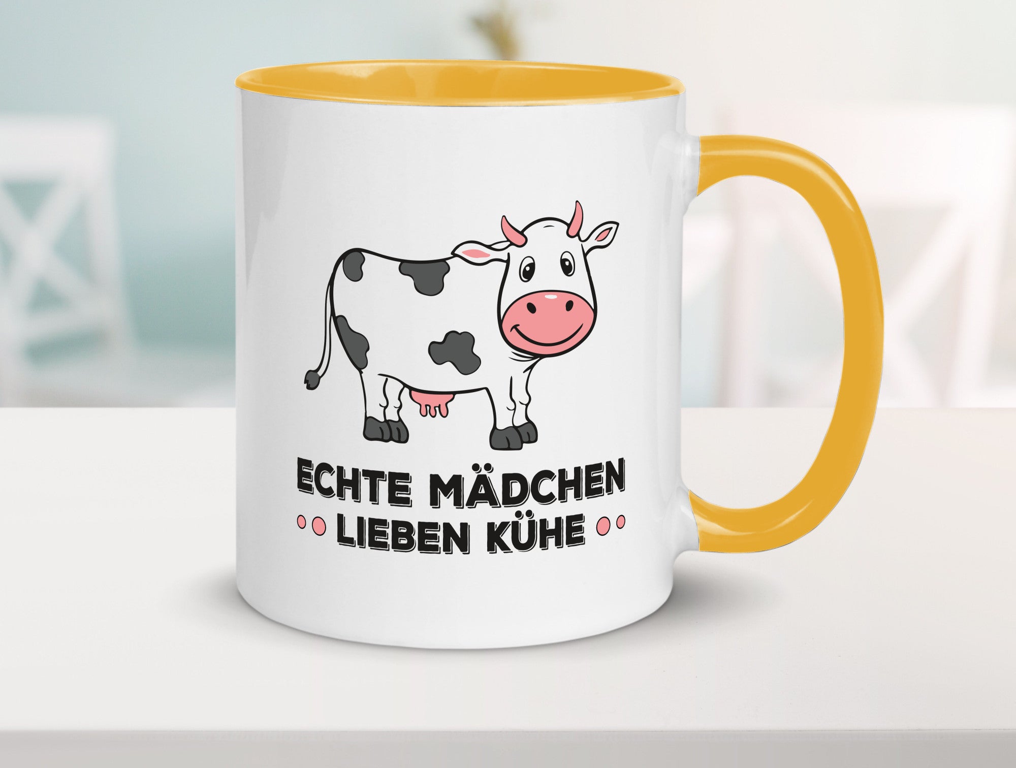 Echte mädchen lieben Kühe | Farm Farmer Bauer lustiger Spruch Geschenk Humor