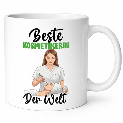 Beste Kosmetikerin | Kosmetik Stylistin Geschenkidee Humor Tasse