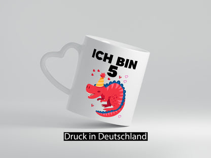 5. Geburtstag | Dino Dinosaurier 5 Jahre lustiger Spruch Geschenk Geschenkidee